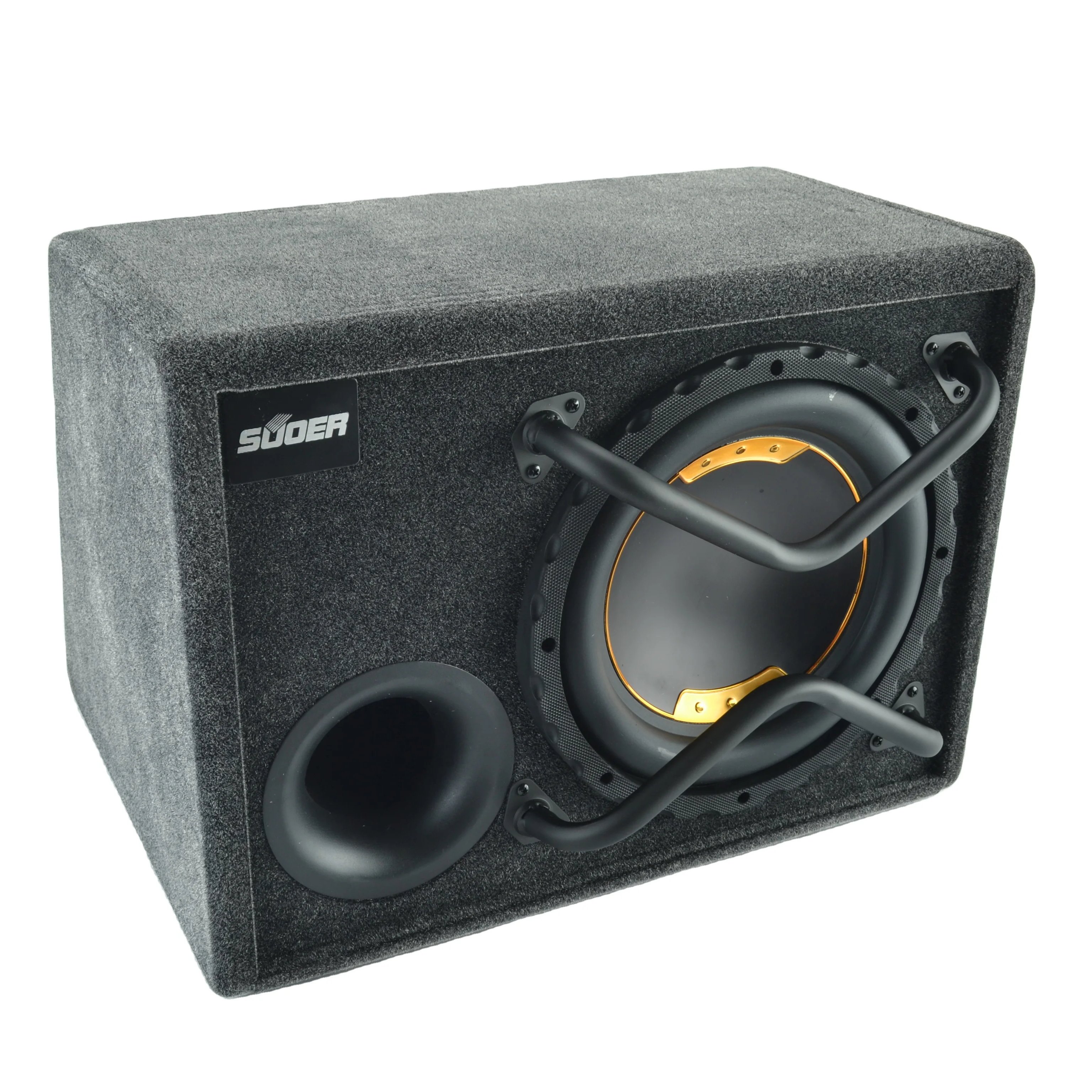 Hot Sale 10 Inch Trapezoidal Bass Car Amplifiers and Subwoofer Super Bass Car Subwoofer Refit 12/24v Subwoofer Car Audio